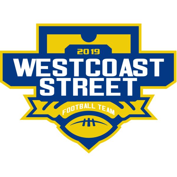 West Coast Street Football League logo template Thumbnail