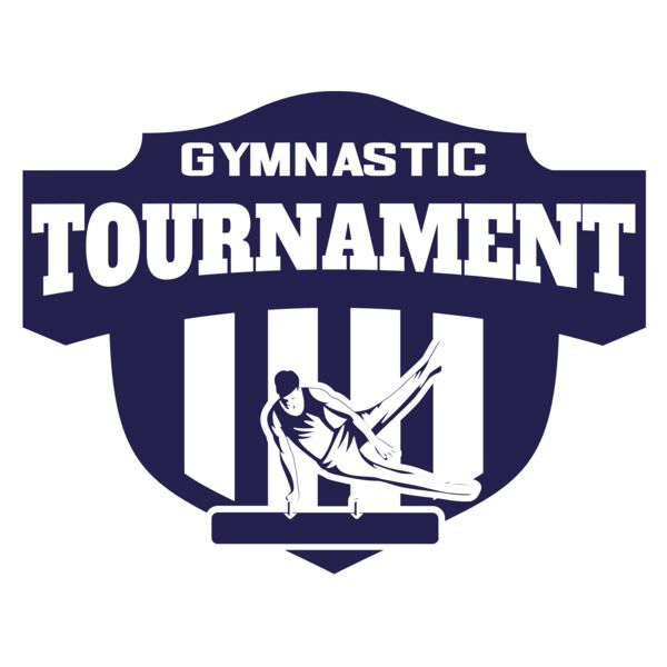 Gymnastic Tournament logo template Thumbnail